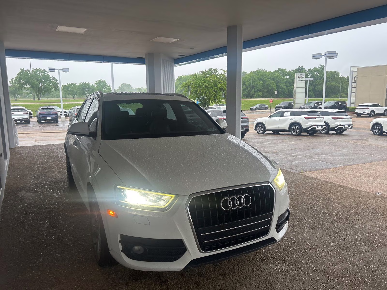 2015 White Audi Q3 2.0T Premium Plus AWD SUV