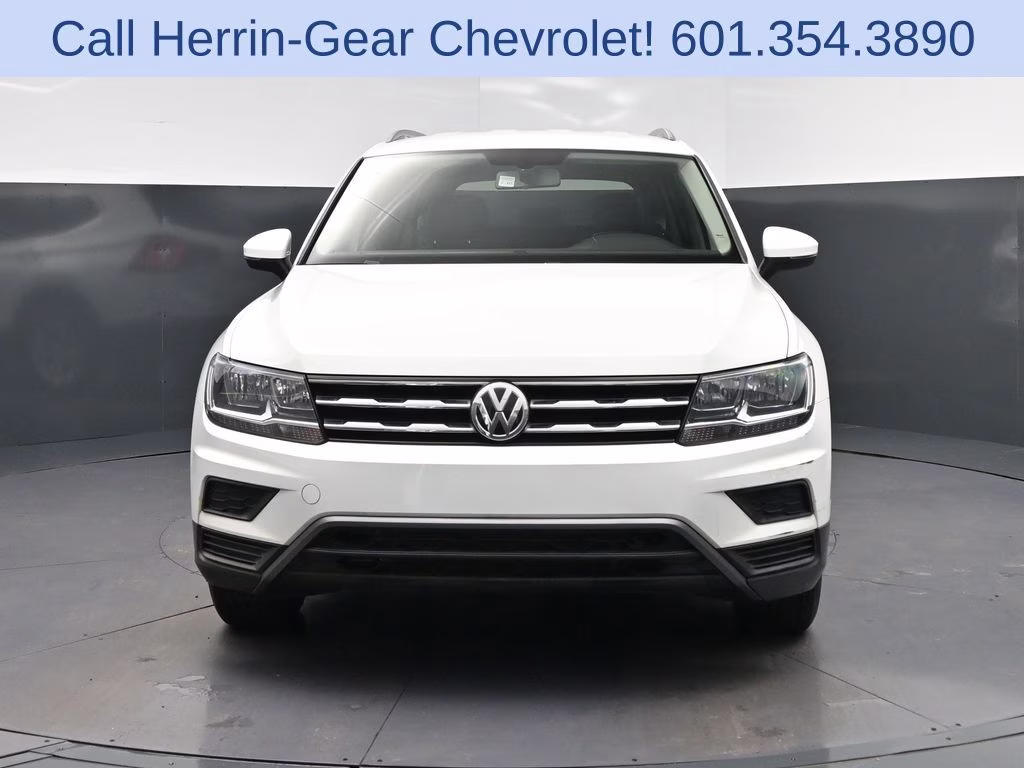 2018 Pure White Volkswagen Tiguan 2.0T SE FWD SUV