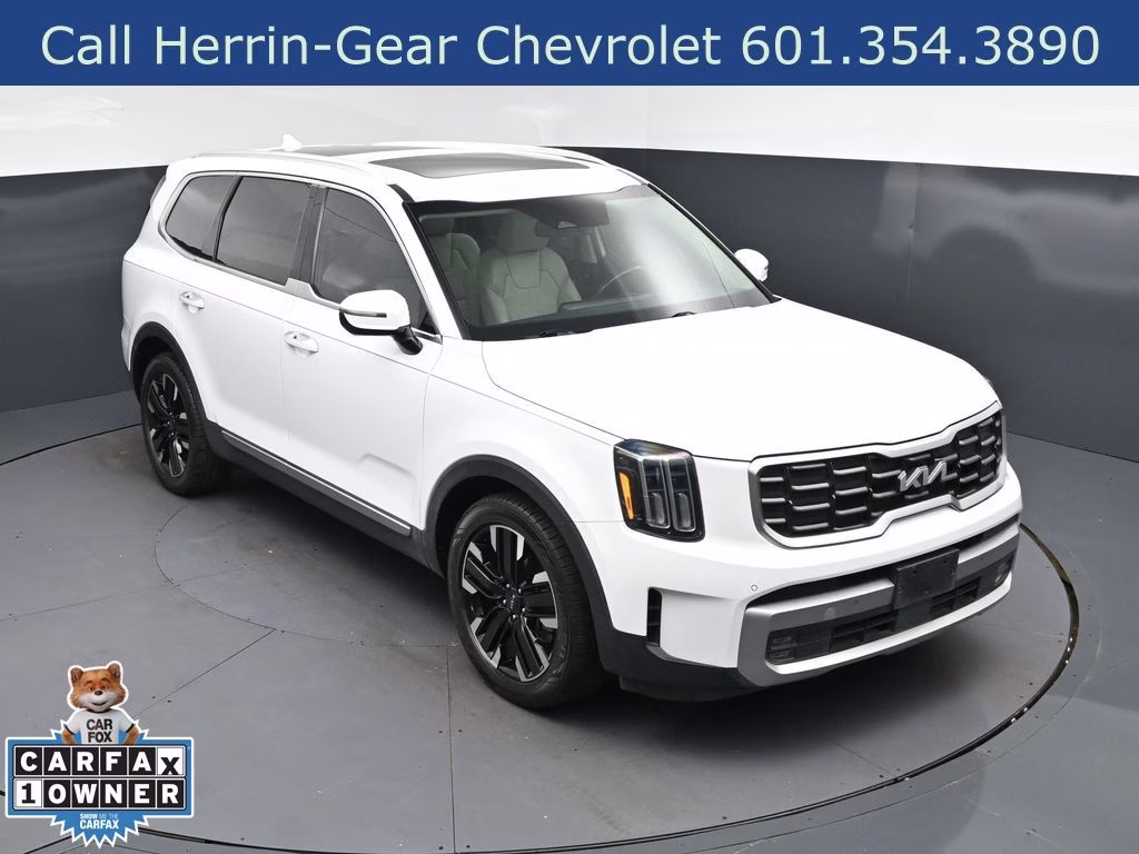 2023 White Pearl Kia Telluride SX FWD SUV