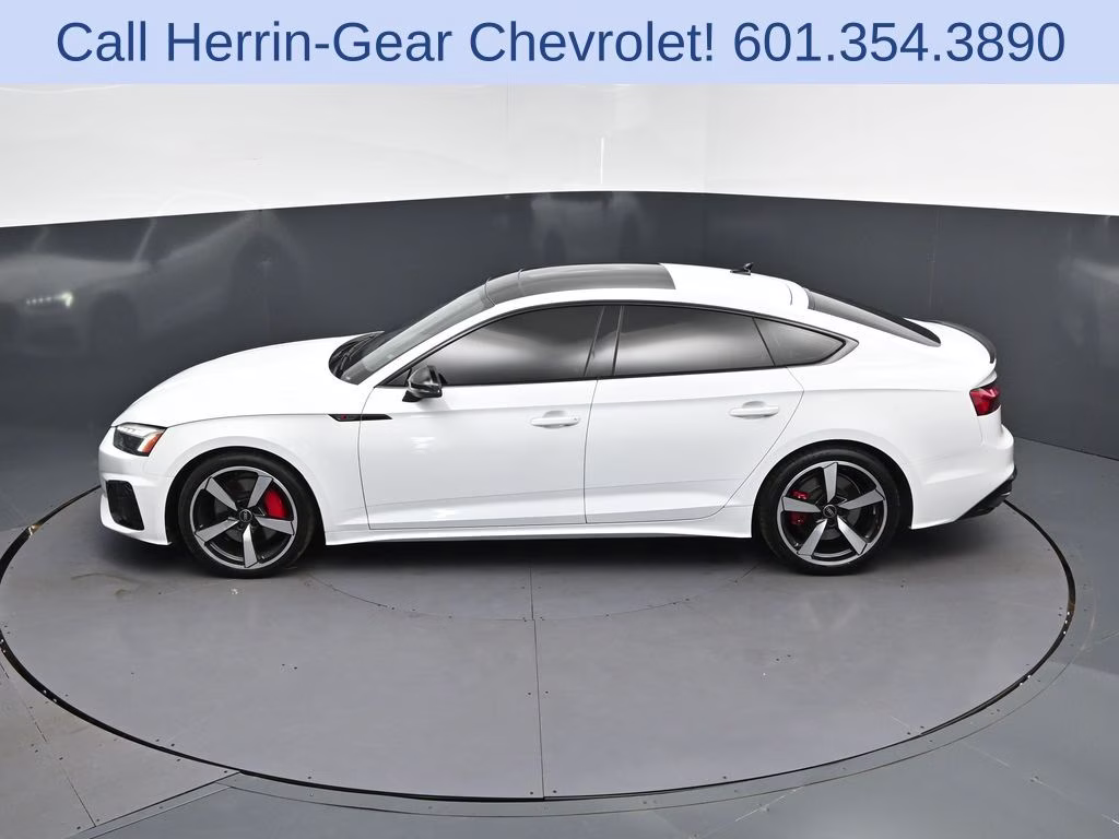 2024 Glacier White Audi A5 Sportback 45 S line Premium Plus AWD Hatchback