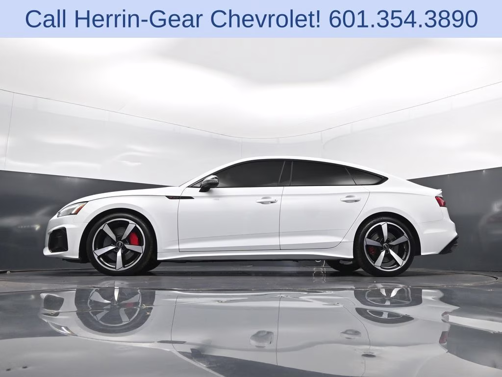2024 Glacier White Audi A5 Sportback 45 S line Premium Plus AWD Hatchback