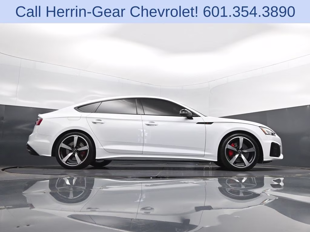 2024 Glacier White Audi A5 Sportback 45 S line Premium Plus AWD Hatchback