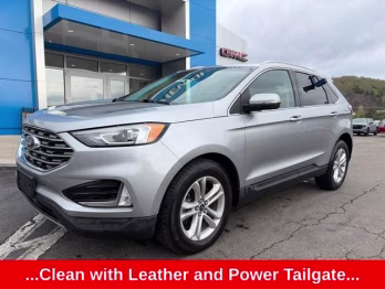 2020 Silver Metallic Ford Edge SEL AWD SUV