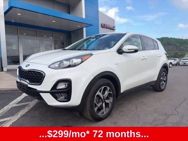 2020 Clear White Kia Sportage LX AWD SUV