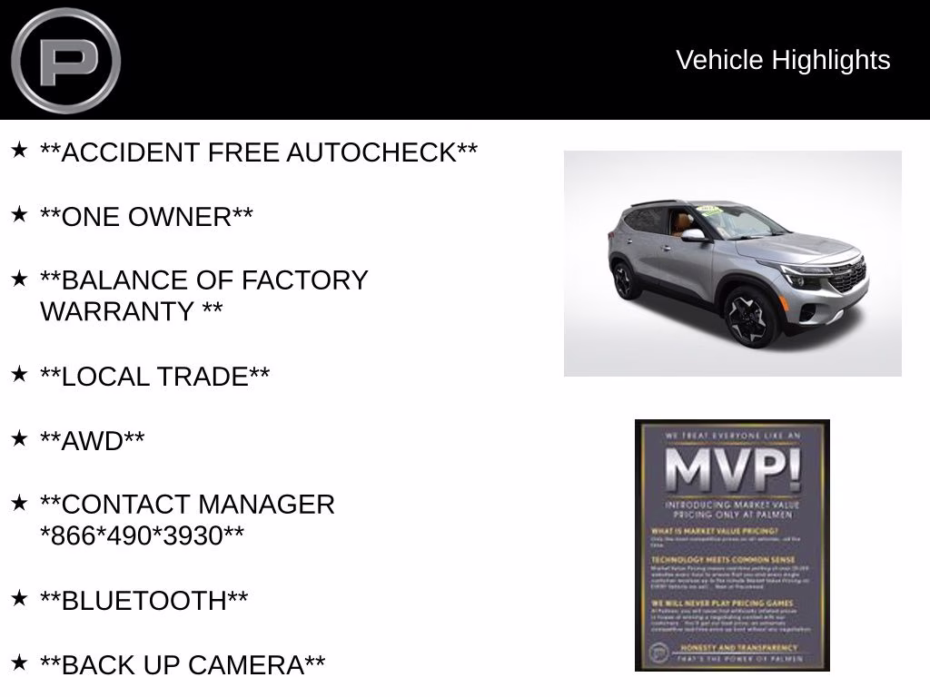 2024 Steel Gray Kia Seltos EX AWD SUV