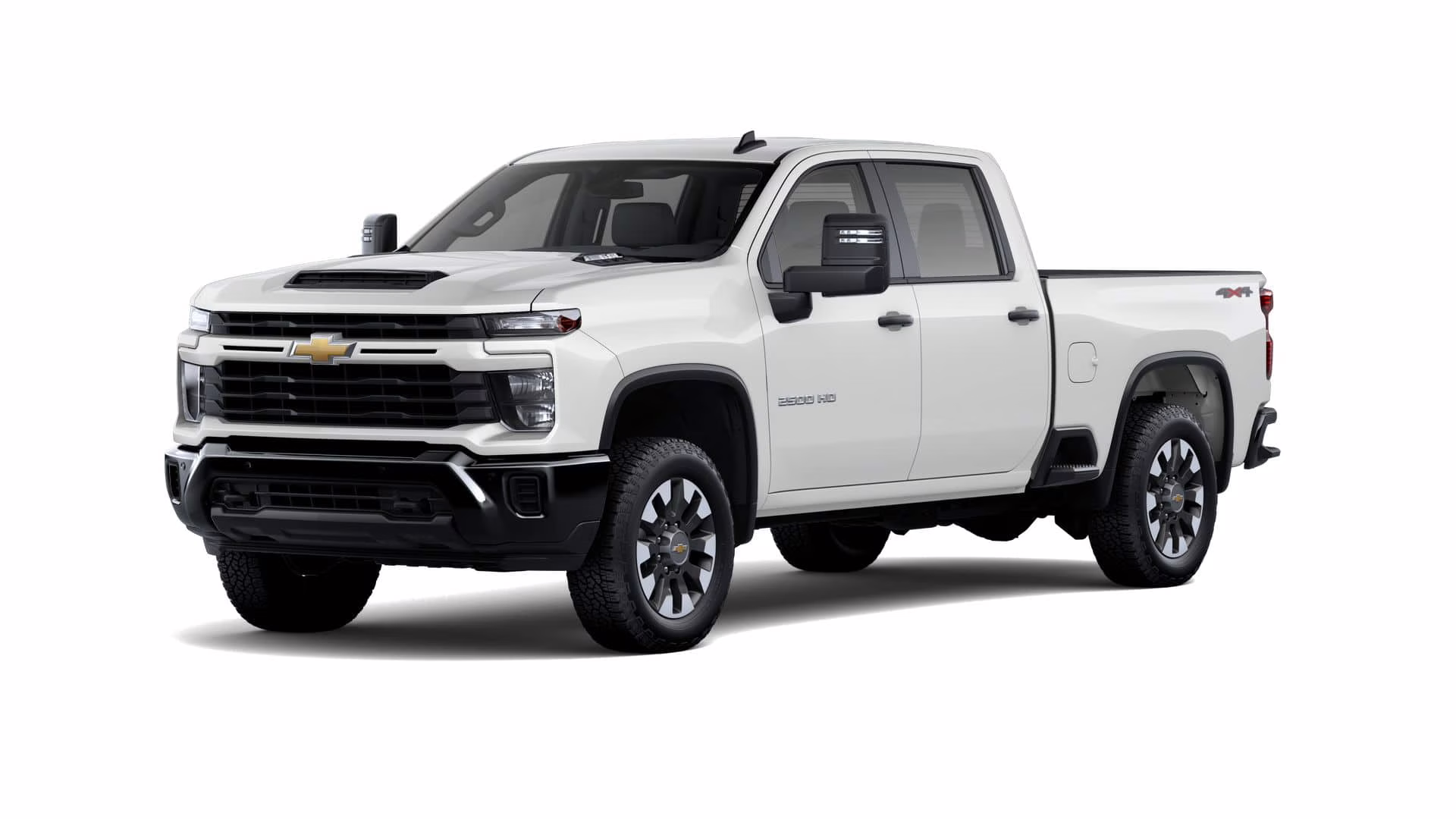 2026 Summit White Chevrolet Silverado 2500 HD Custom 4X4 Truck