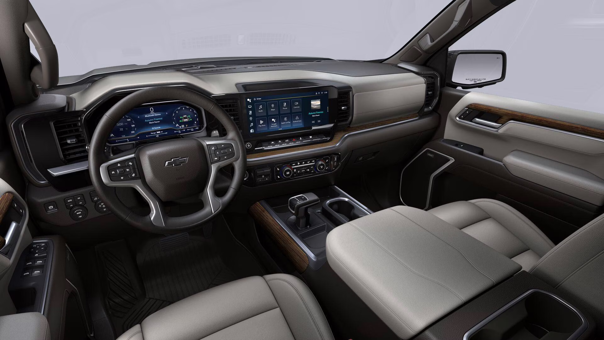 2025 Summit White Chevrolet Silverado 1500 RST 4X4 Truck