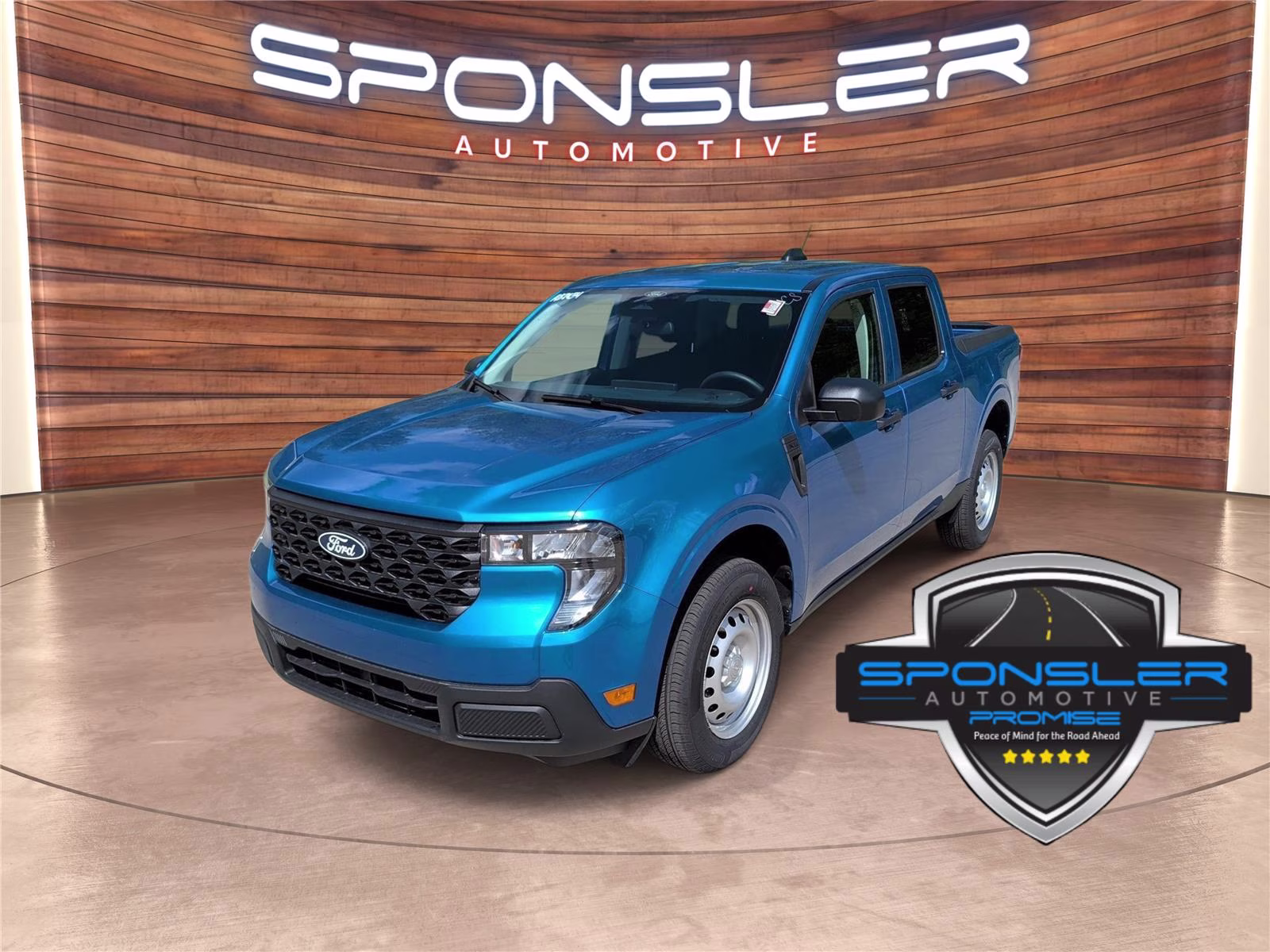 2026 Velocity Blue Ford Maverick XL AWD Truck