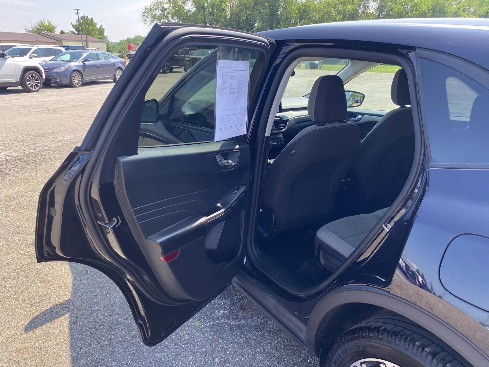 2021 Antimatter Blue Ford Escape SE AWD SUV