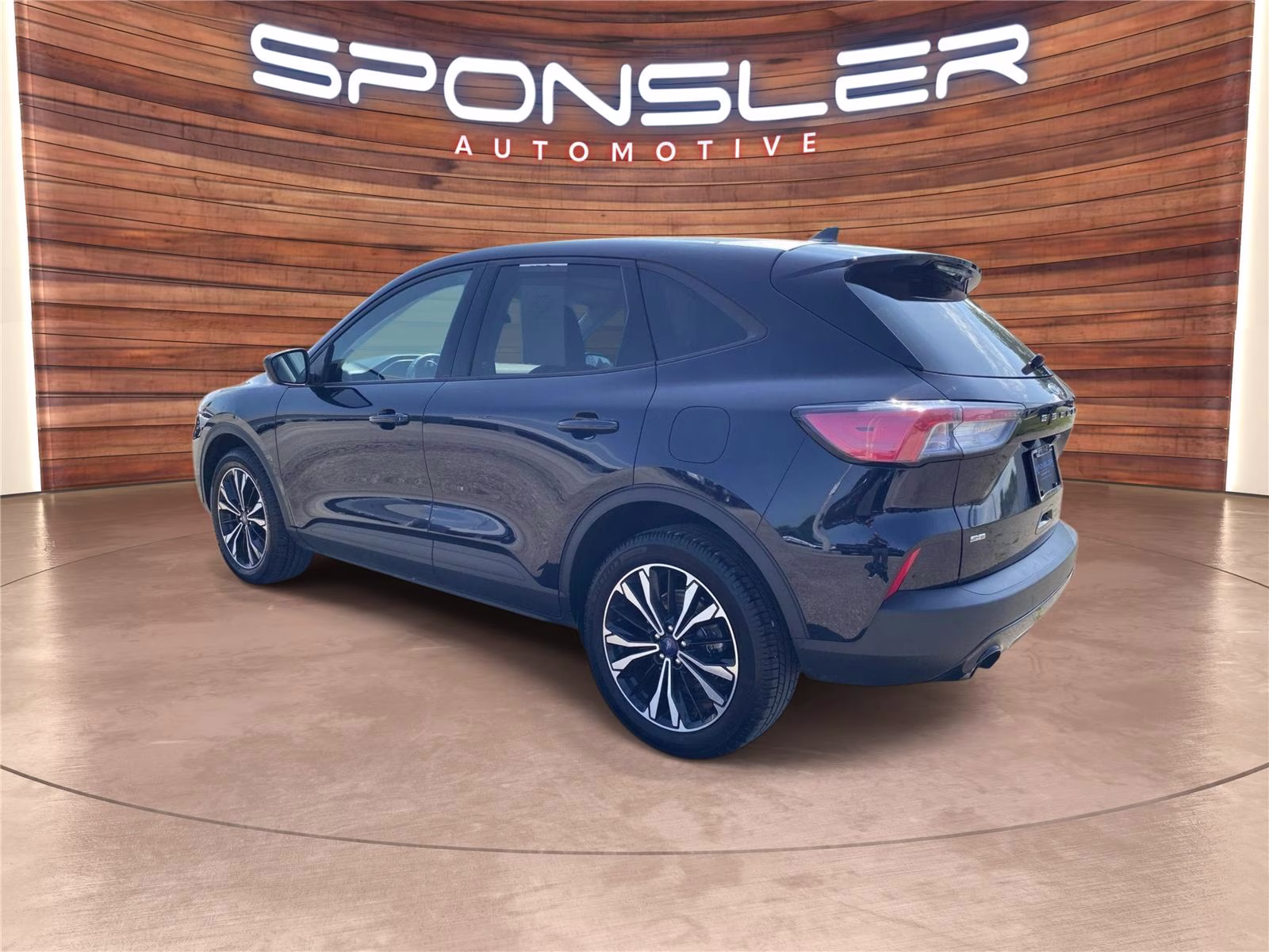 2021 Antimatter Blue Ford Escape SE AWD SUV