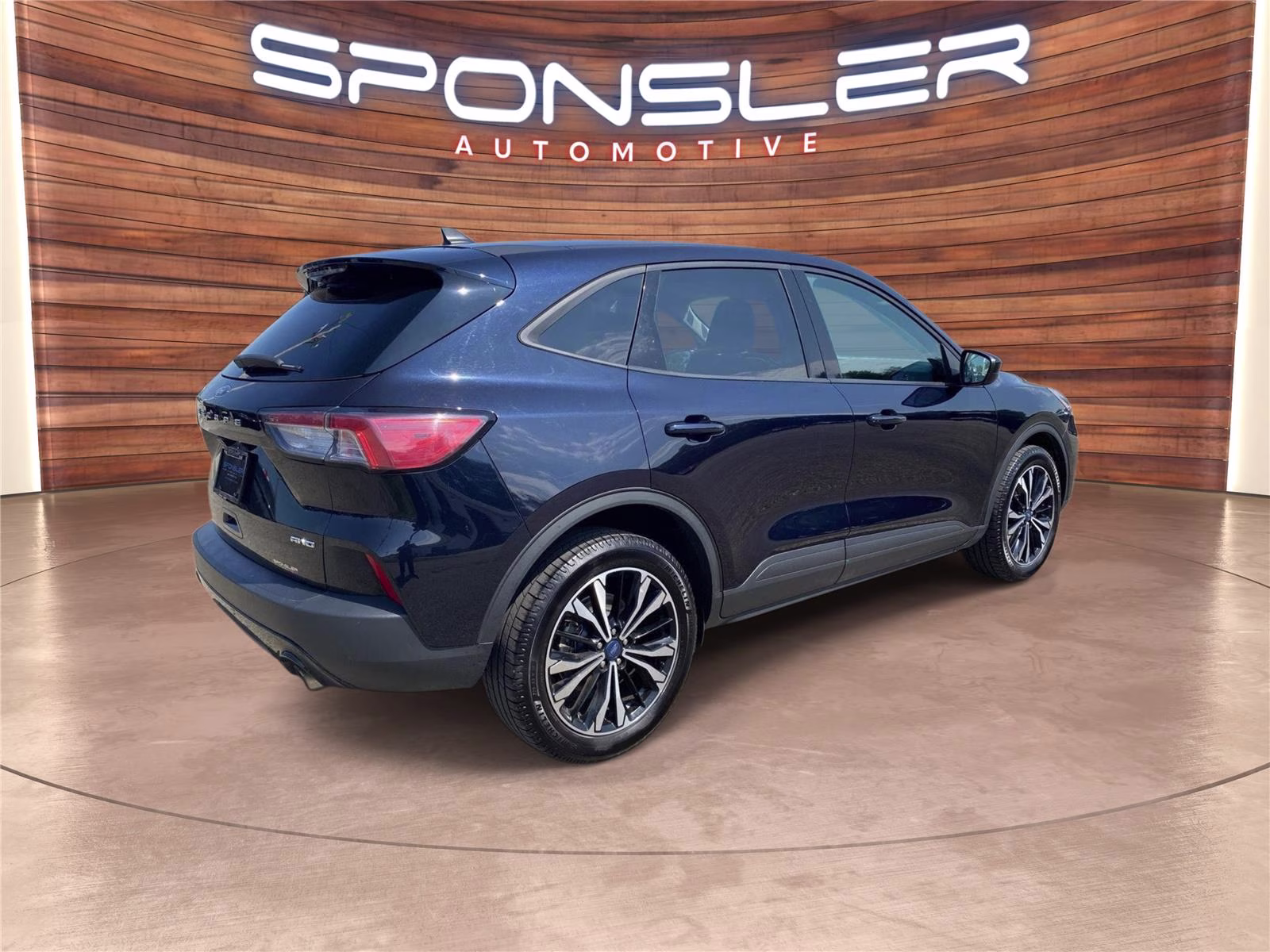 2021 Antimatter Blue Ford Escape SE AWD SUV