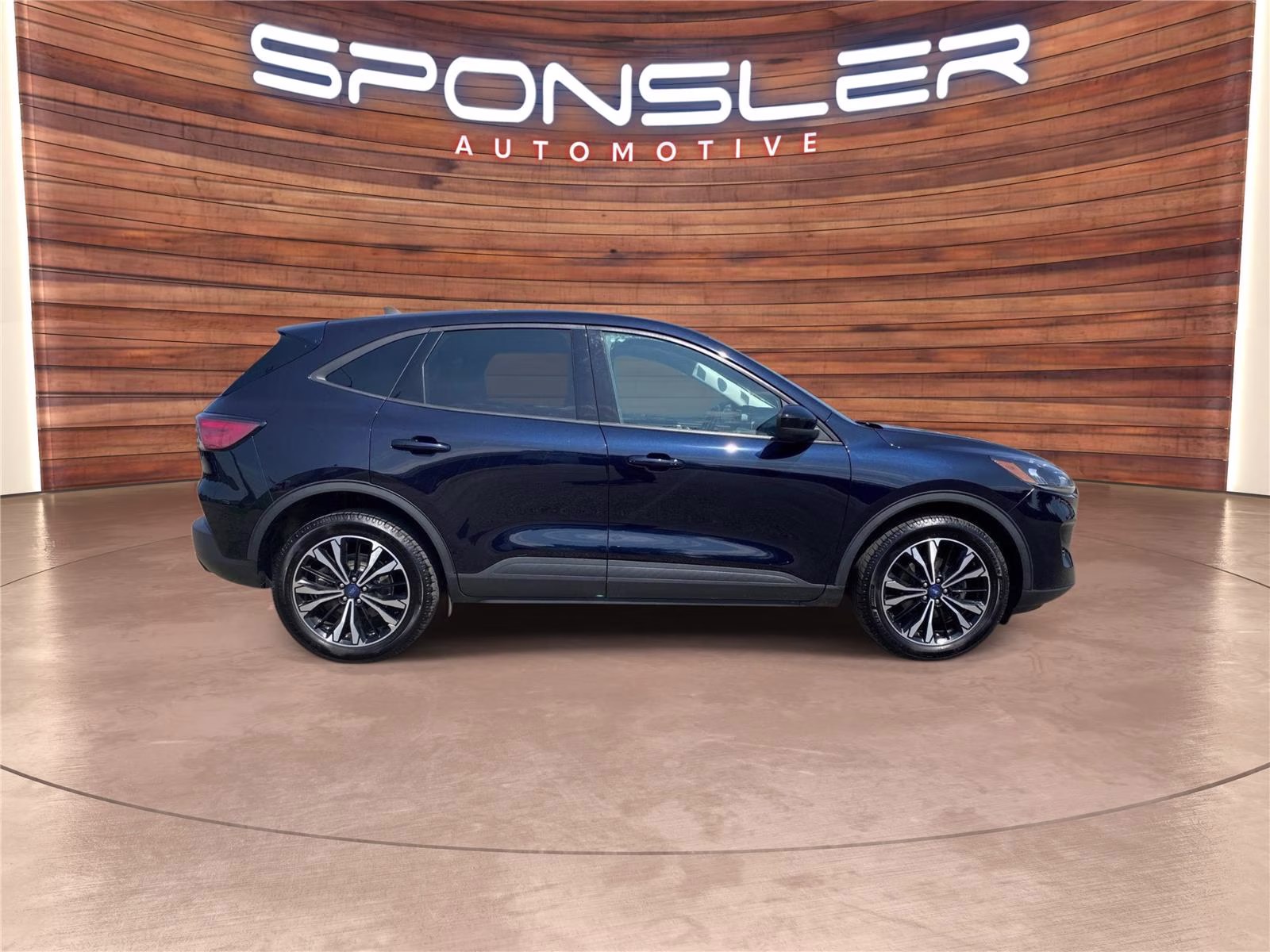 2021 Antimatter Blue Ford Escape SE AWD SUV