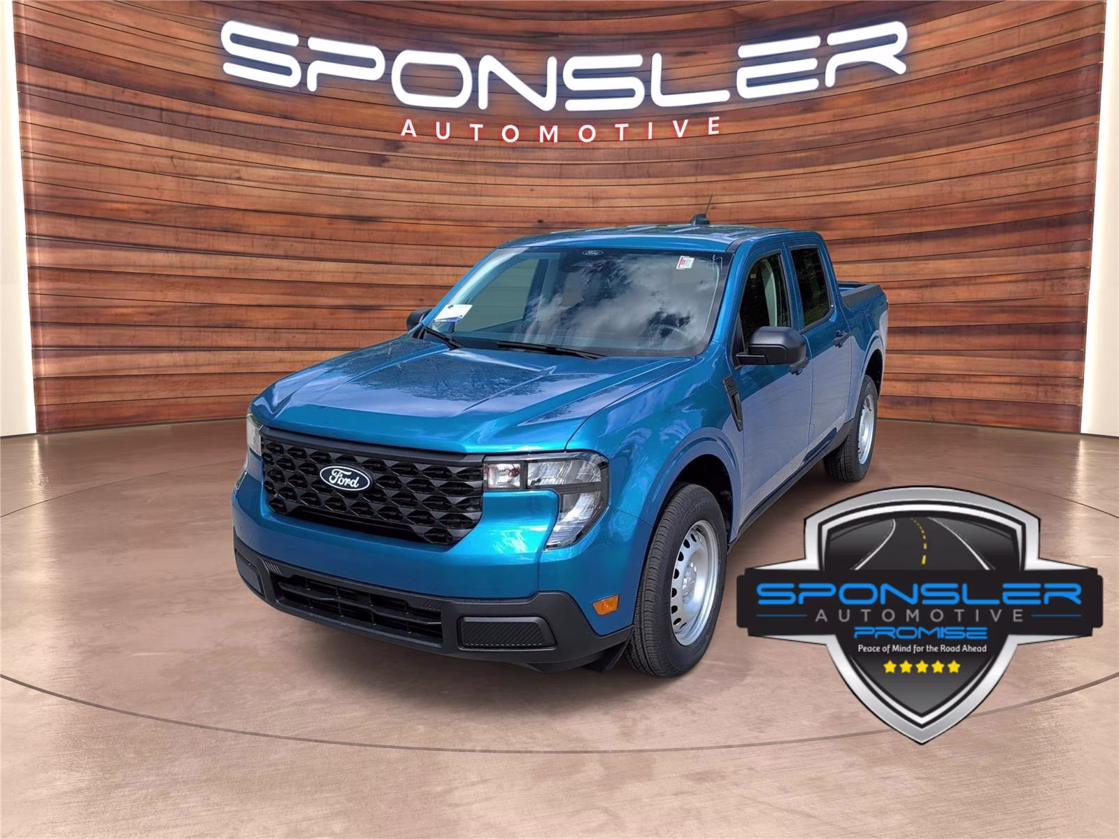2026 Velocity Blue Ford Maverick XL AWD Truck