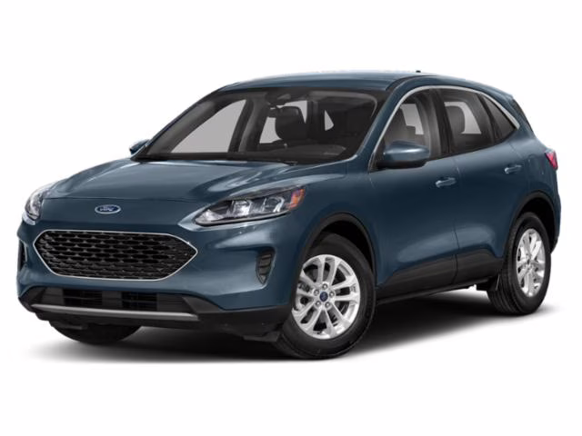 2021 Antimatter Blue Ford Escape SE AWD SUV