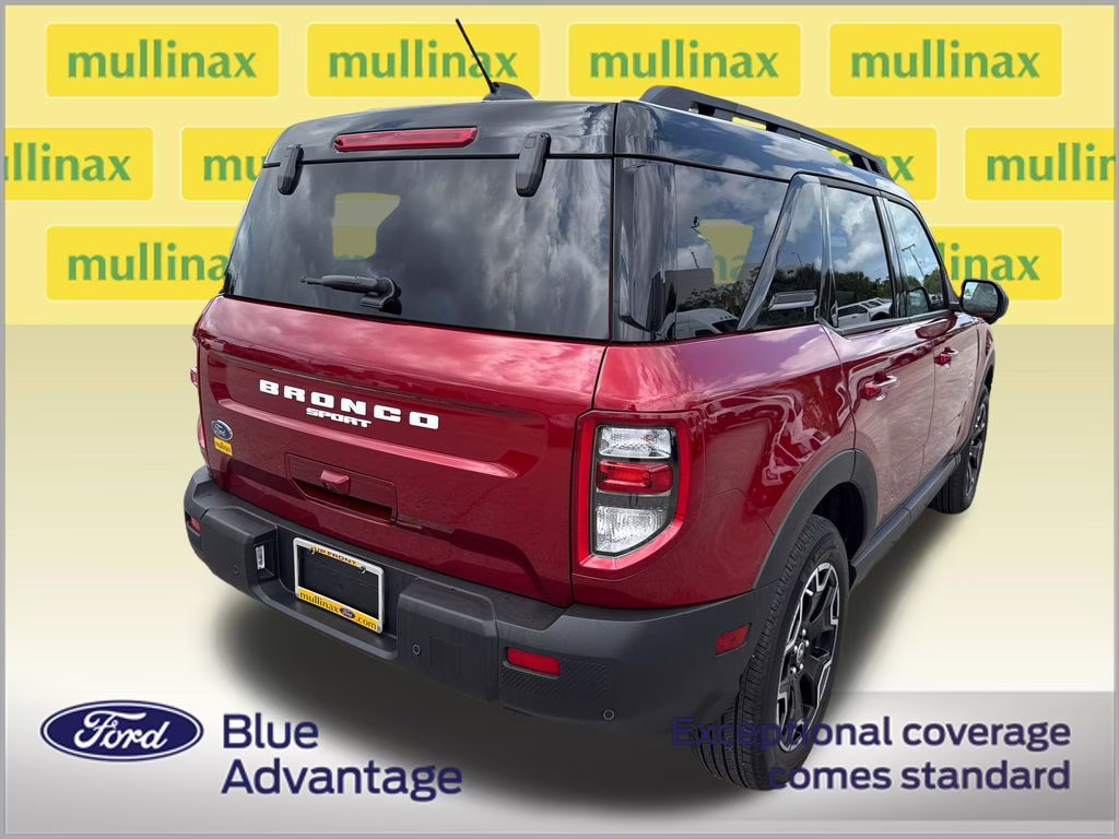 2025 Ruby Red Metallic Tinted Clearcoat Ford Bronco Sport Outer Banks 4X4 SUV