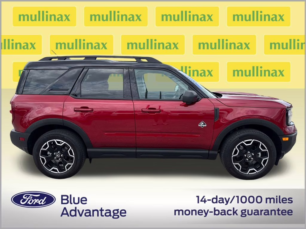 2025 Ruby Red Metallic Tinted Clearcoat Ford Bronco Sport Outer Banks 4X4 SUV