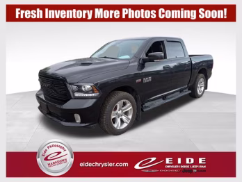 2018 Brilliant Black Crystal Pearlcoat Ram 1500 Sport Truck
