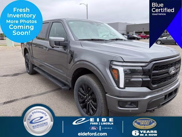 2025 Carbonized Gray Metallic Ford F-150 Lariat 4X4 Truck