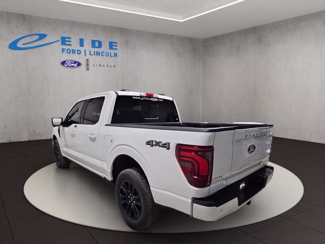 2025 Star White Metallic Tri-Coat Ford F-150 Platinum 4X4 Truck