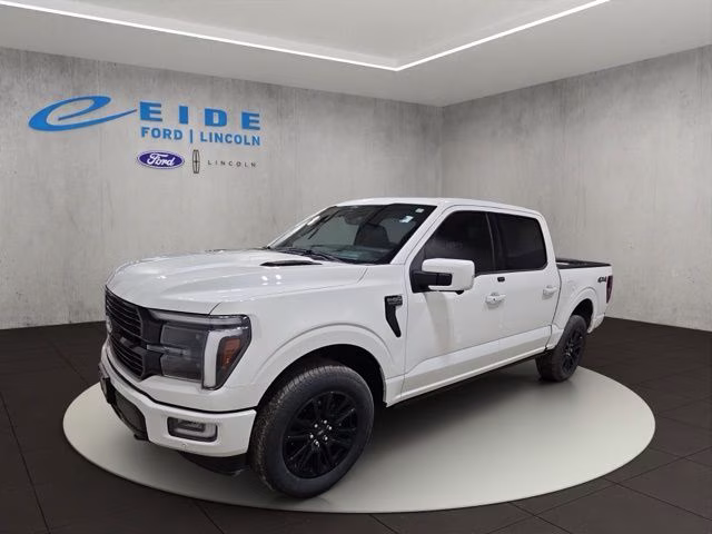 2025 Star White Metallic Tri-Coat Ford F-150 Platinum 4X4 Truck