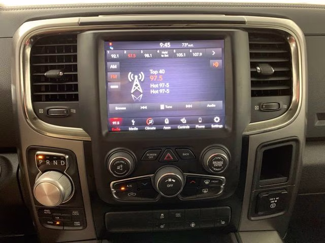 2018 Brilliant Black Crystal Pearlcoat Ram 1500 Sport 4X4 Truck