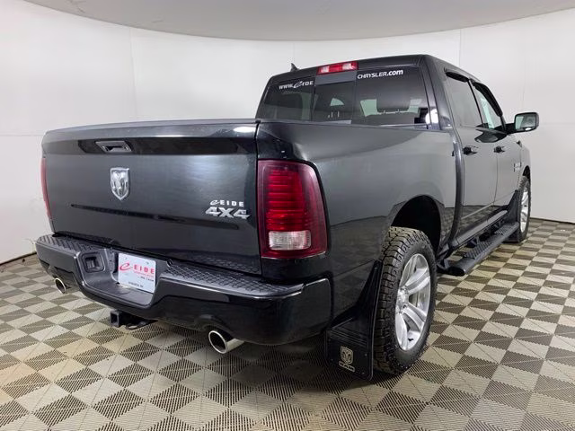 2018 Brilliant Black Crystal Pearlcoat Ram 1500 Sport 4X4 Truck