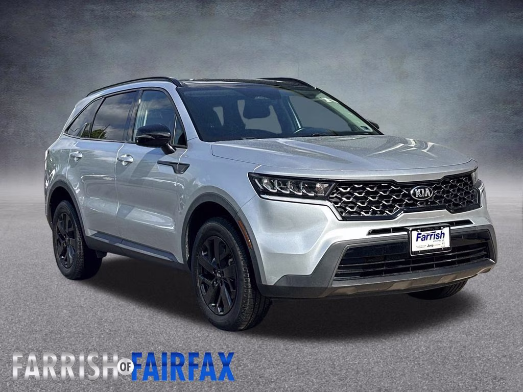 2021 Sparkling Silver Kia Sorento S AWD SUV