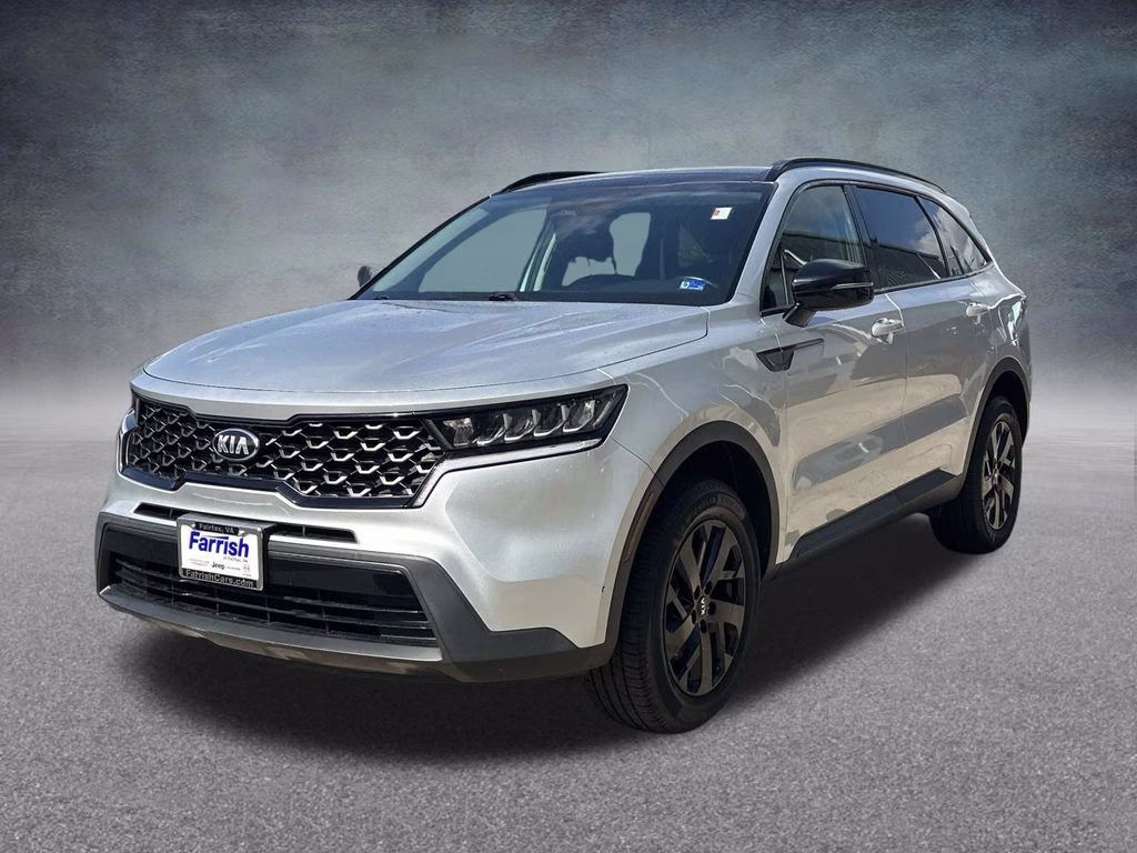 2021 Sparkling Silver Kia Sorento S AWD SUV