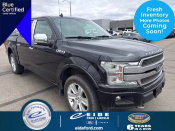 2019 Agate Black Metallic Ford F-150 Platinum 4X4 Truck