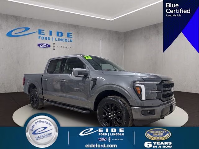 2025 Carbonized Gray Metallic Ford F-150 Lariat 4X4 Truck