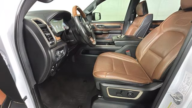 2021 Bright White Clearcoat Ram 1500 Laramie Longhorn 4X4 Truck