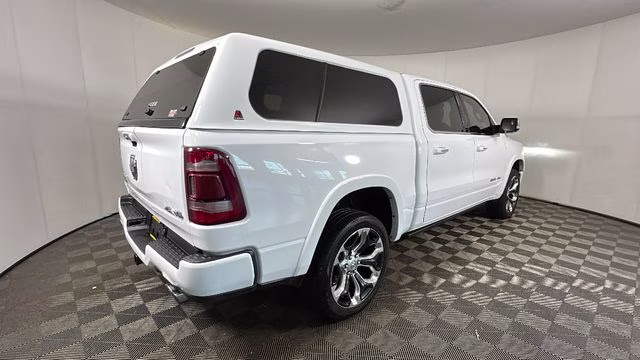 2021 Bright White Clearcoat Ram 1500 Laramie Longhorn 4X4 Truck