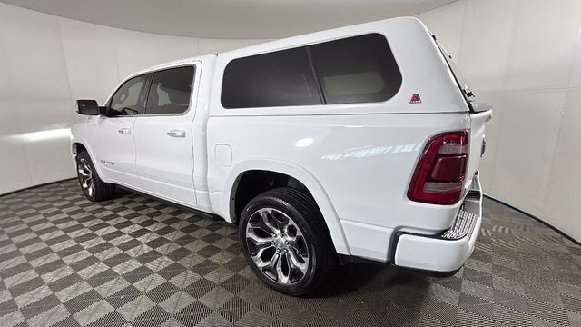 2021 Bright White Clearcoat Ram 1500 Laramie Longhorn 4X4 Truck