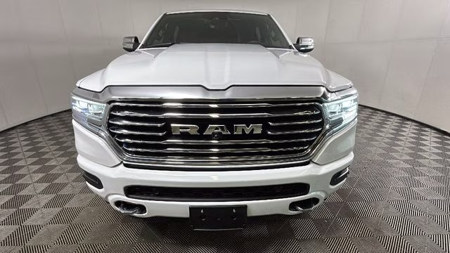 2021 Bright White Clearcoat Ram 1500 Laramie Longhorn 4X4 Truck