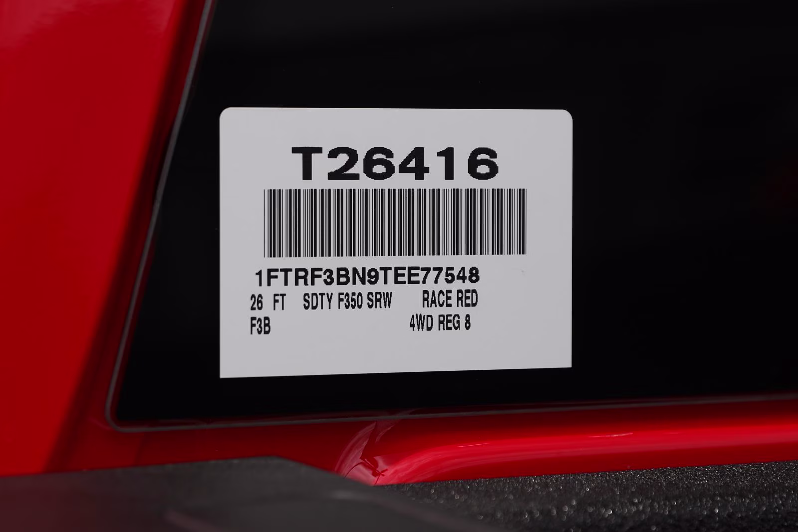 2026 Race Red Ford Super Duty F-350 SRW XL 4X4 Truck
