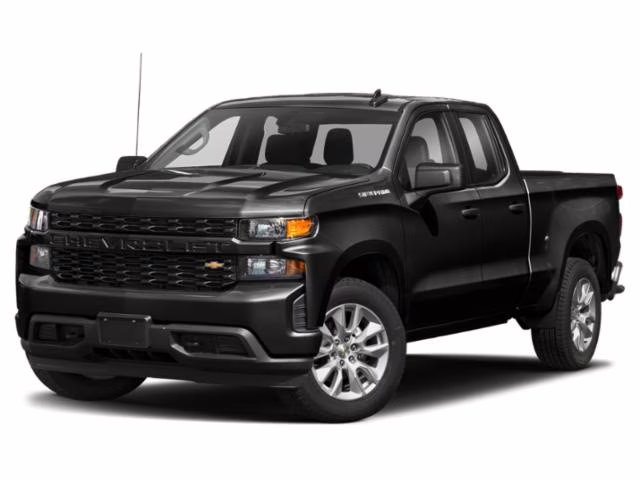 2022 BLACK Chevrolet SILVERADO 1500 CUSTOM 4X4 Truck