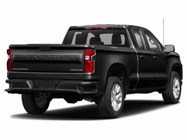2022 BLACK Chevrolet SILVERADO 1500 CUSTOM 4X4 Truck