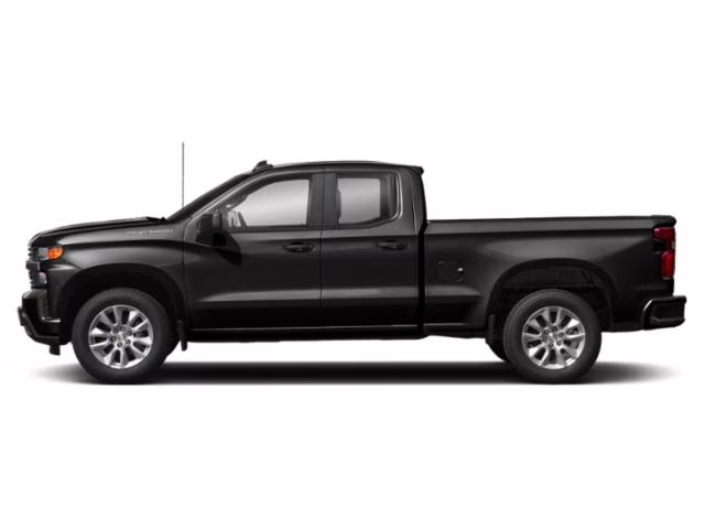 2022 BLACK Chevrolet SILVERADO 1500 CUSTOM 4X4 Truck