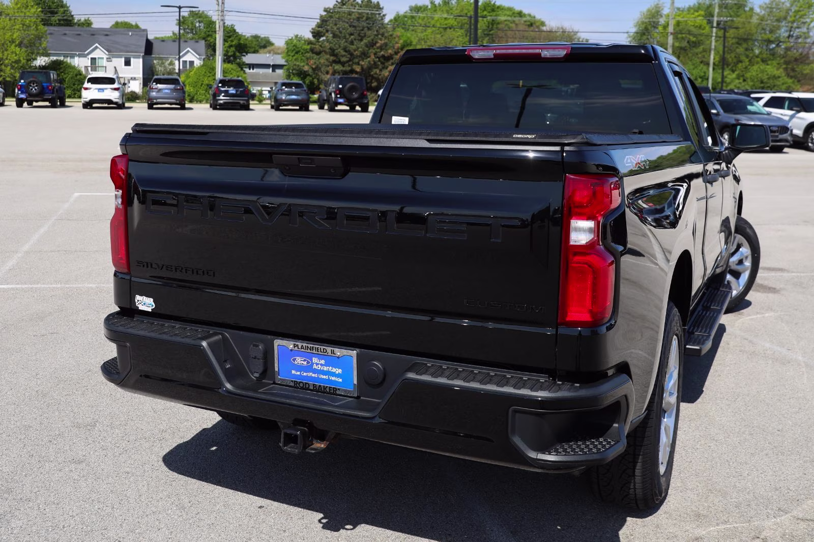 2022 Black Chevrolet Silverado 1500 LTD Custom 4X4 Truck