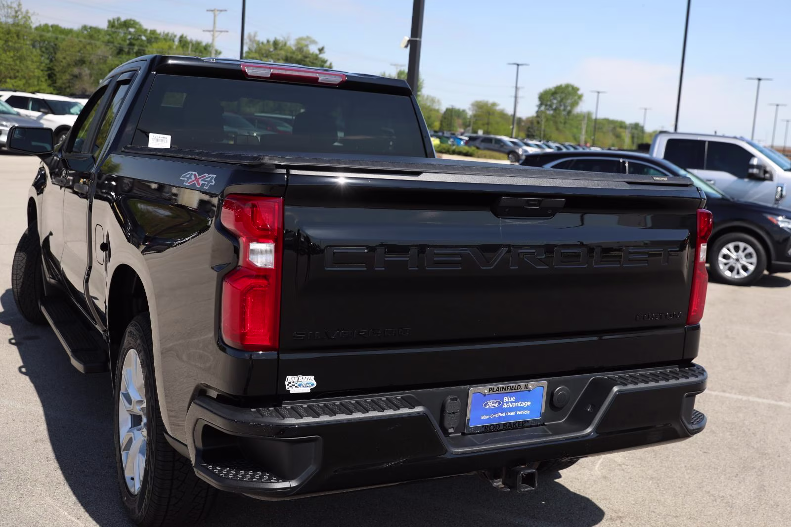 2022 Black Chevrolet Silverado 1500 LTD Custom 4X4 Truck