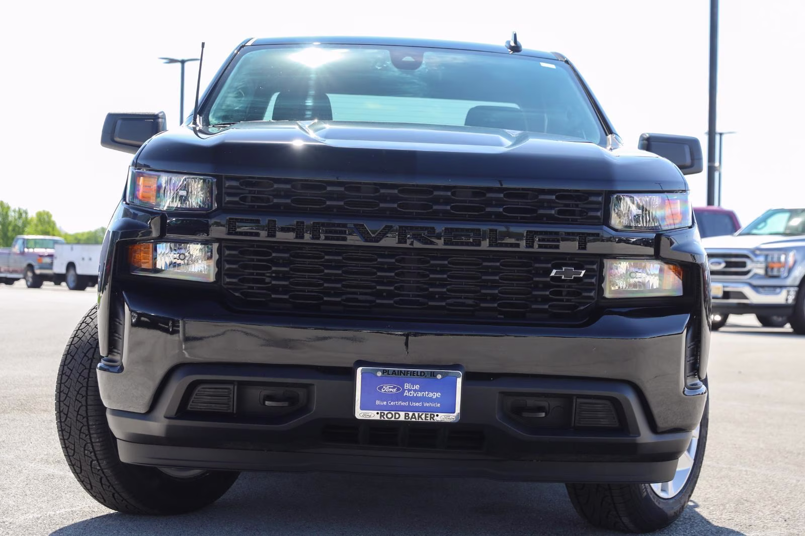 2022 Black Chevrolet Silverado 1500 LTD Custom 4X4 Truck