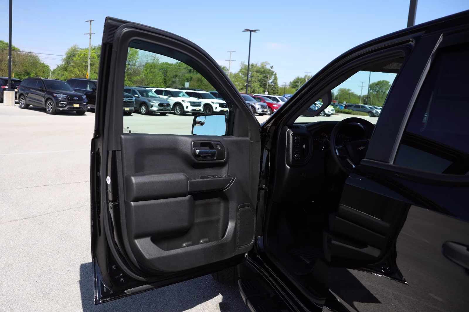 2022 Black Chevrolet Silverado 1500 LTD Custom 4X4 Truck