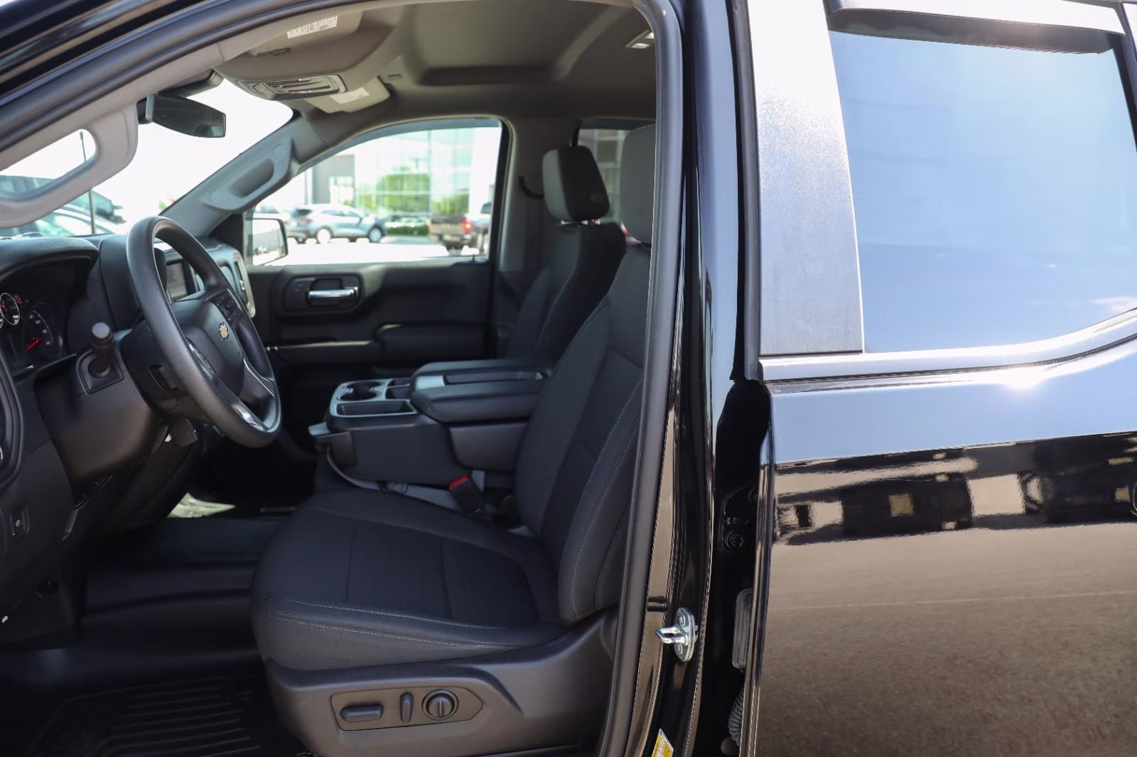 2022 Black Chevrolet Silverado 1500 LTD Custom 4X4 Truck