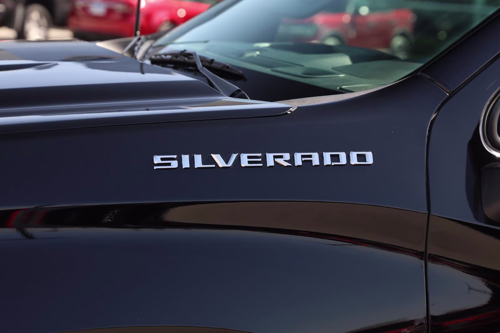 2022 Black Chevrolet Silverado 1500 LTD Custom 4X4 Truck