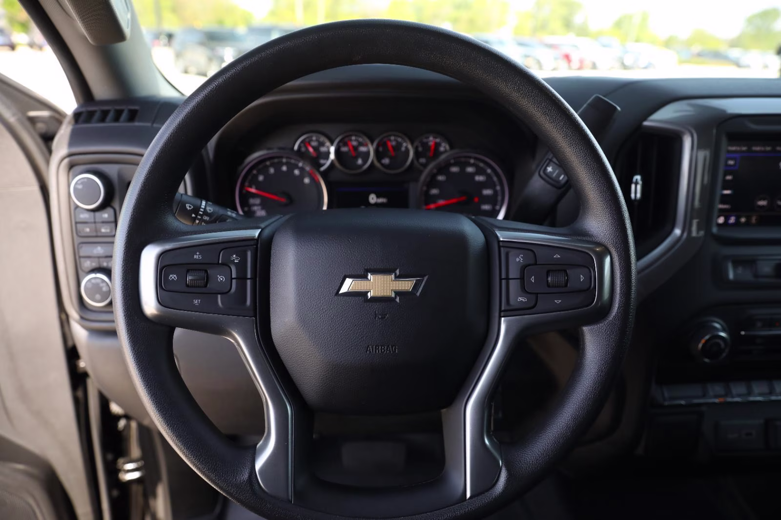 2022 Black Chevrolet Silverado 1500 LTD Custom 4X4 Truck