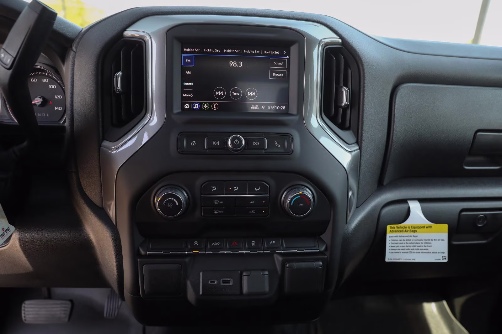 2022 Black Chevrolet Silverado 1500 LTD Custom 4X4 Truck