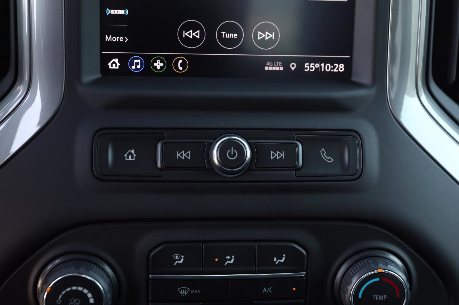 2022 Black Chevrolet Silverado 1500 LTD Custom 4X4 Truck