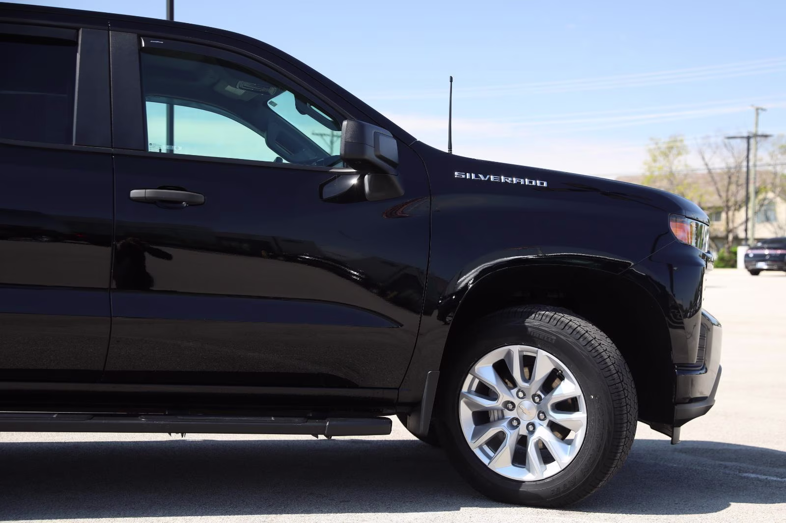2022 Black Chevrolet Silverado 1500 LTD Custom 4X4 Truck