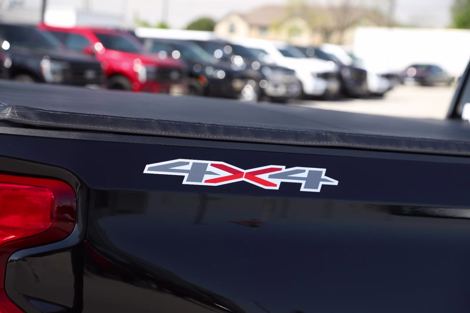 2022 Black Chevrolet Silverado 1500 LTD Custom 4X4 Truck