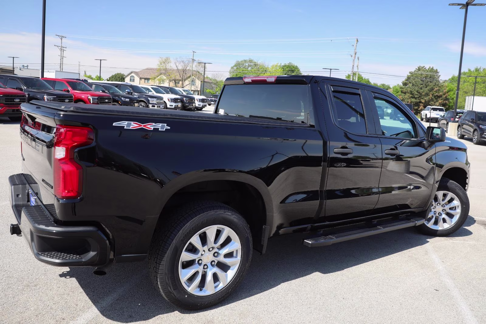 2022 Black Chevrolet Silverado 1500 LTD Custom 4X4 Truck